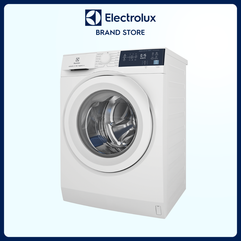 Máy giặt cửa trước Electrolux 9kg UltimateCare 300 - EWF9024D3WB - Giặt hiệu quả nhiều loại vải khác nhau, diệt 99.9% vi khuẩn, tiết kiệm điện hơn 50% [Hàng chính hãng]