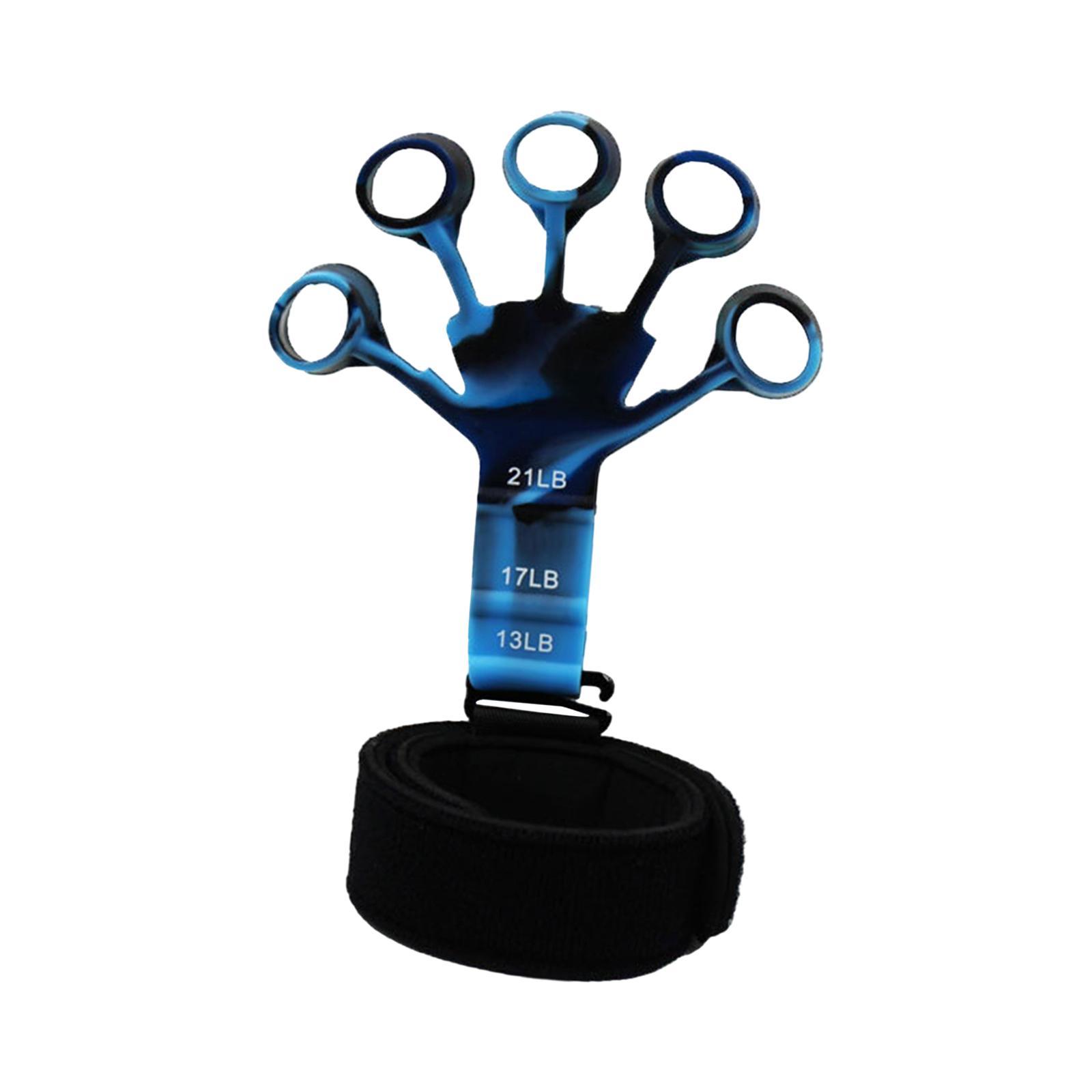 Hand Grip Strengthener Gym Finger Resistance Band Finger Exerciser Stretcher