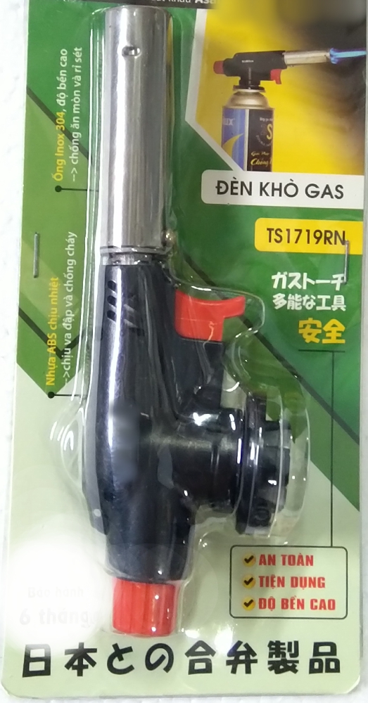 Đầu khò lửa cầm tay sử dụng cho bình ga mini  mã số TS 1719 RN ( sản phẩm không bao gồm lon ga mini)