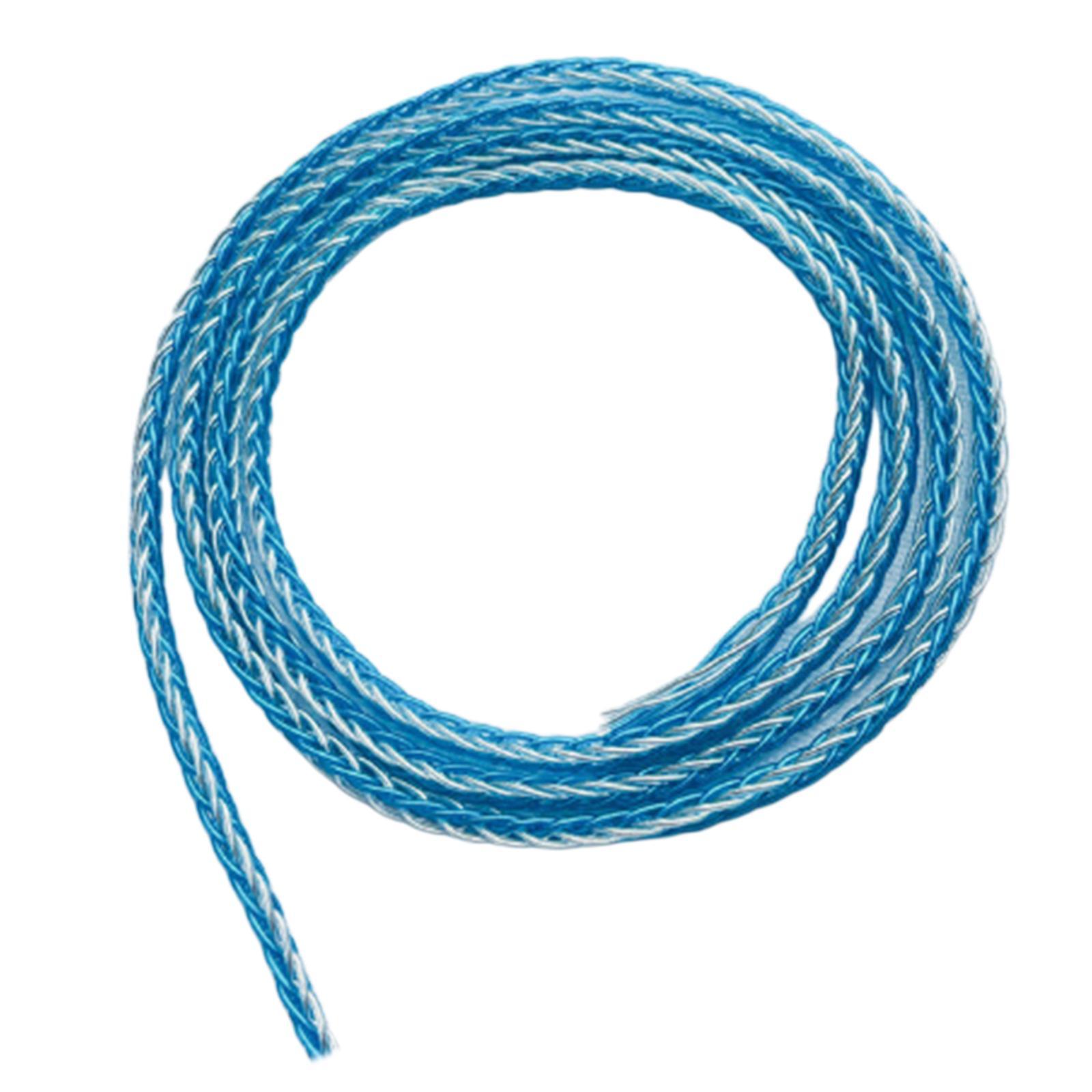 7N 8 Strands OCC Copper Wire Upgrade Cable 2m HiFi Stereo DIY for Headphone