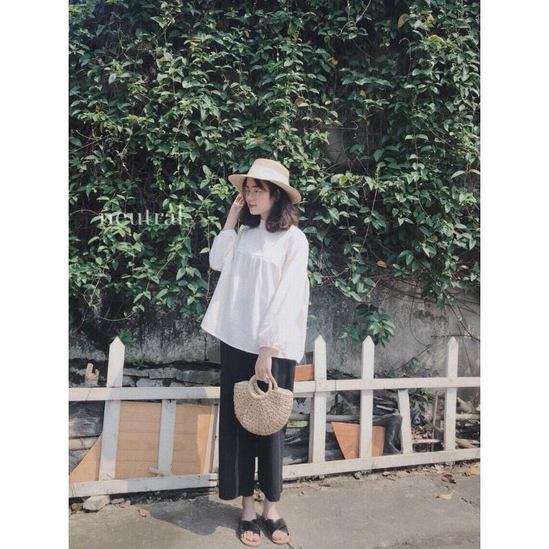 Áo Babydoll tay bo Quảng Châu