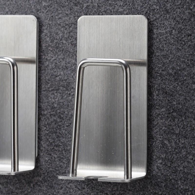 Kệ Inox 304 Để Bàn Chải Và Cốc Đánh Răng Dán Tường Cao Cấp