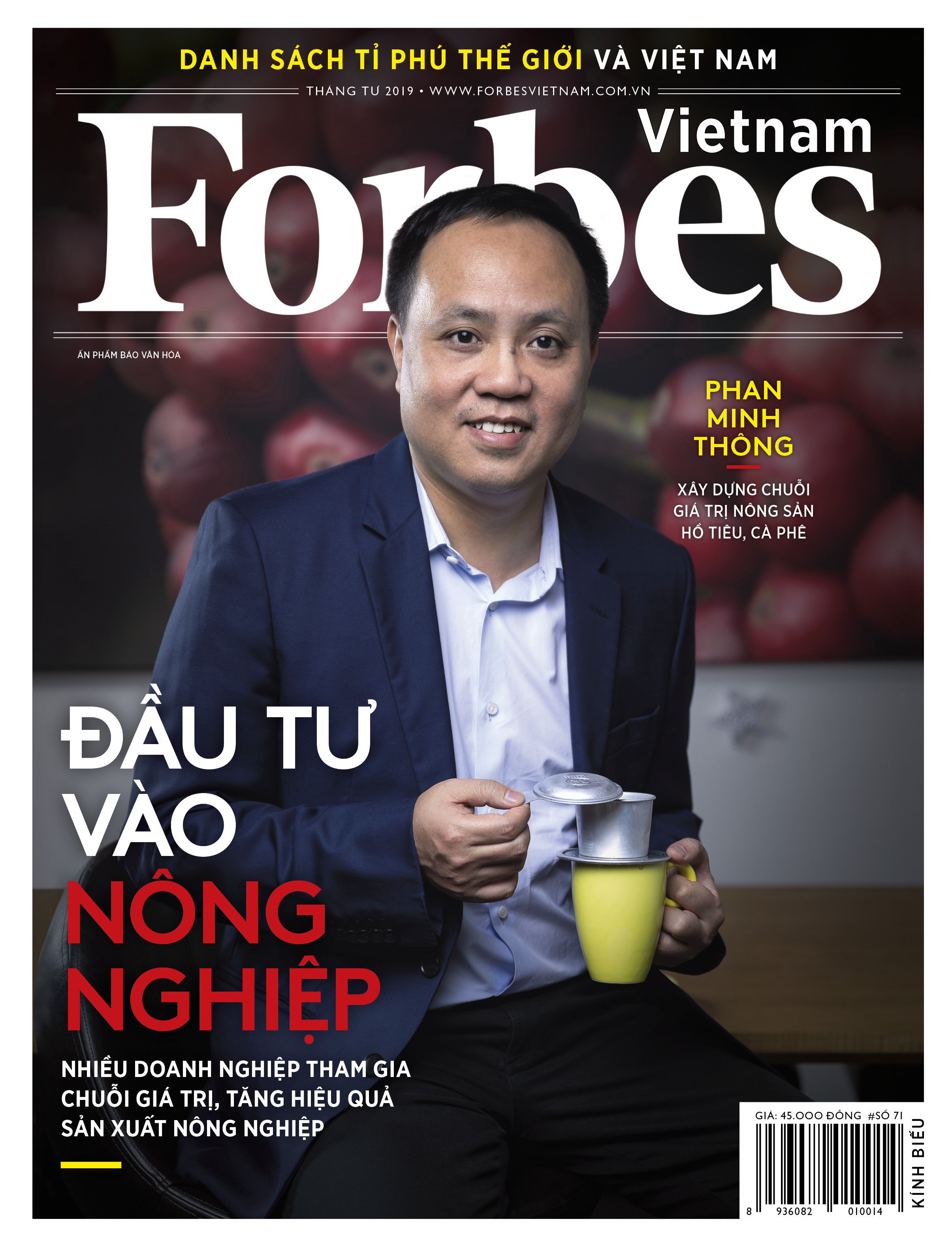 Combo tạp chí Forbes Việt Nam chủ đề nông nghiệp