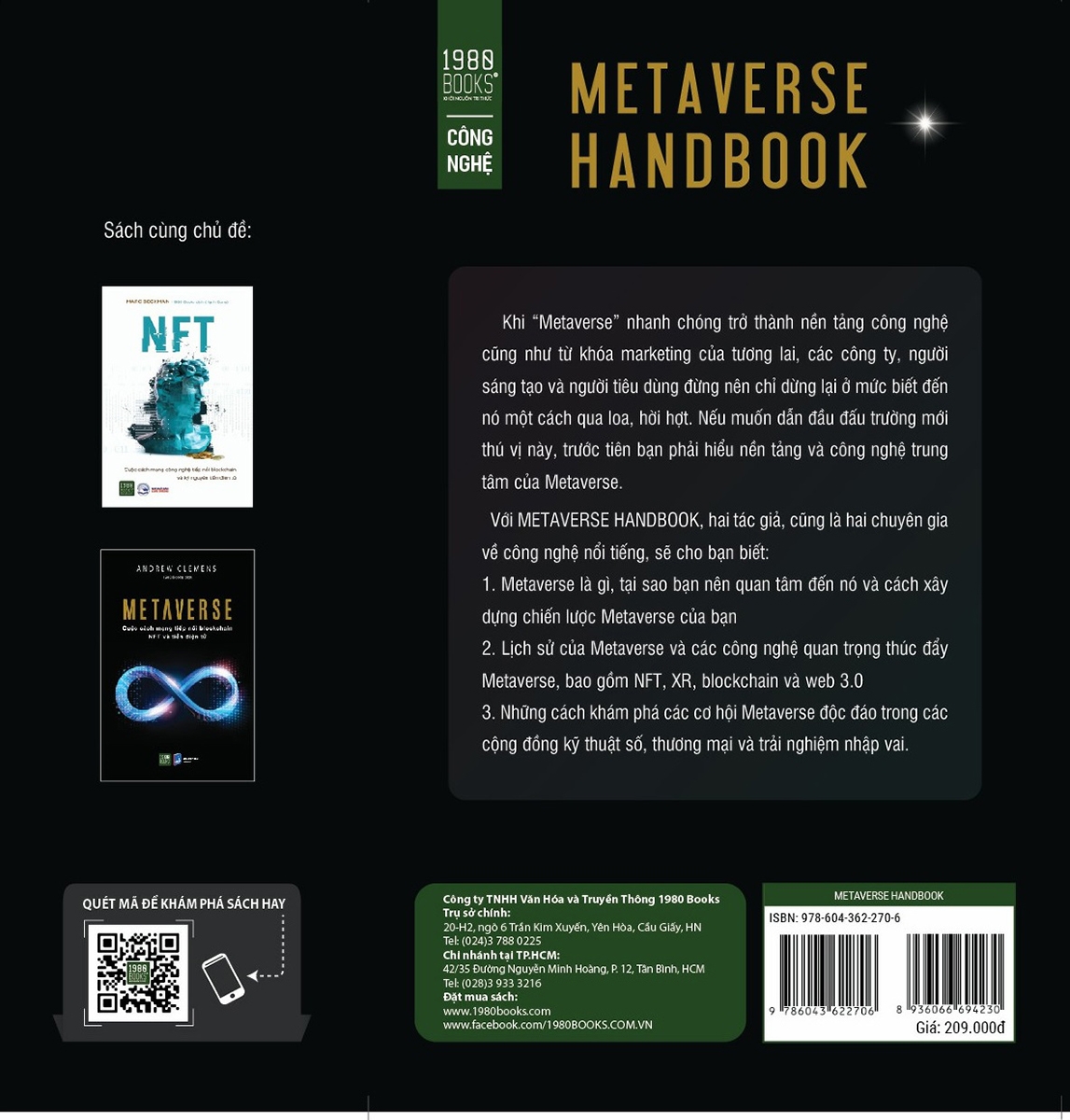 Sách - Metaverse Handbook - QuHarrison Terry &amp; Scott Keeney