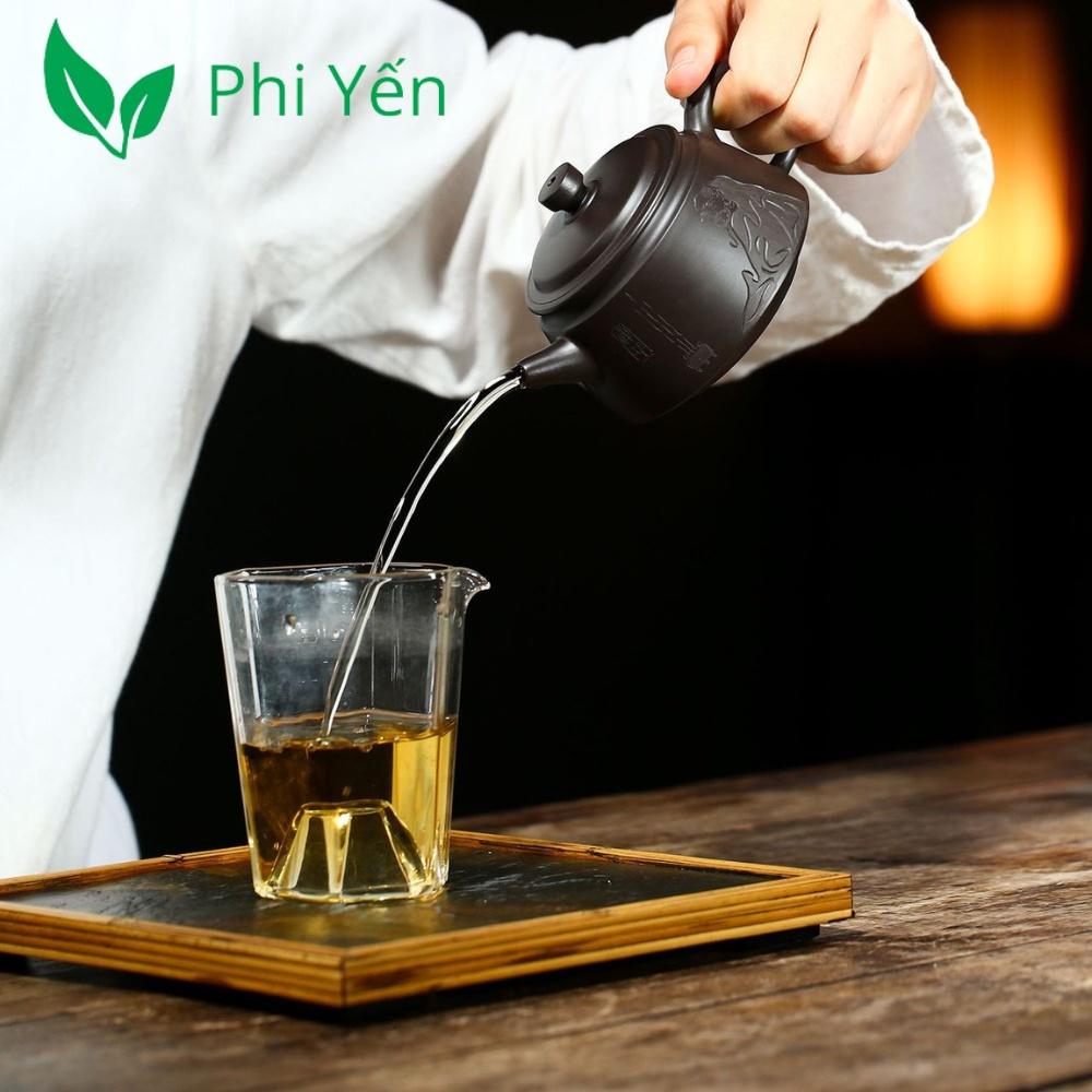 Ấm trà Tử sa Hắc sa Thạch biều 200ml hàng siêu VIP HSTB140205
