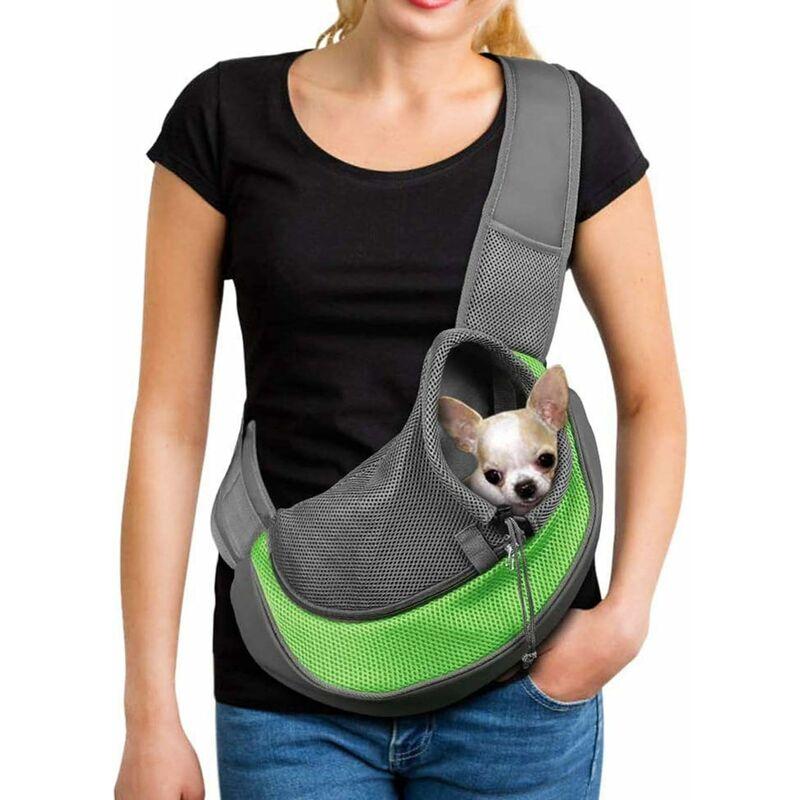 Hình ảnh Túi đeo vai thú cưng của thú cưng di động Túi dây kéo Túi thở bằng lưới chó con mèo con