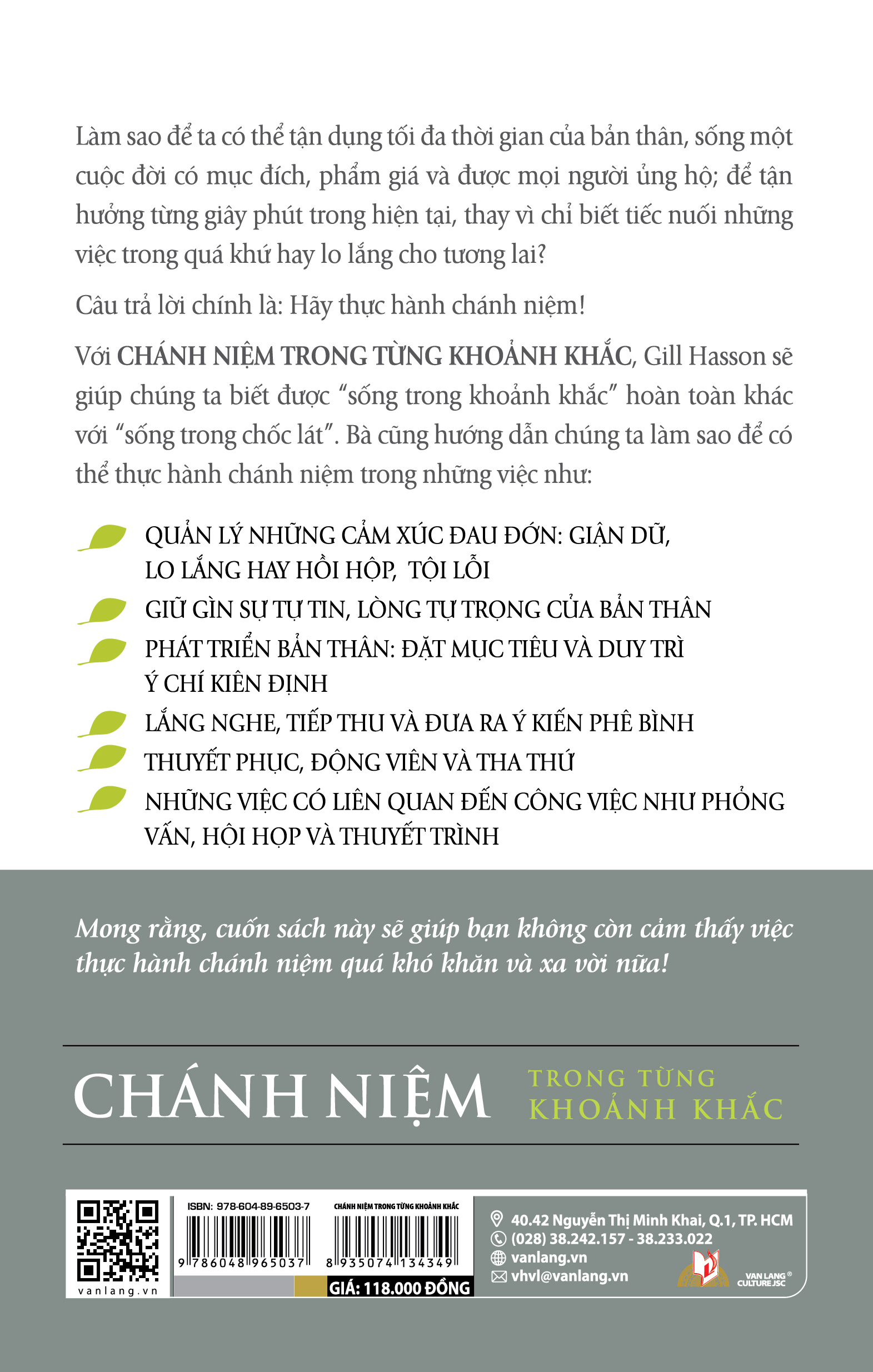 Combo 2 Cuốn Sống Chánh Niệm Trong Từng Hơi Thở & Khoảnh Khắc - Vanlangbooks