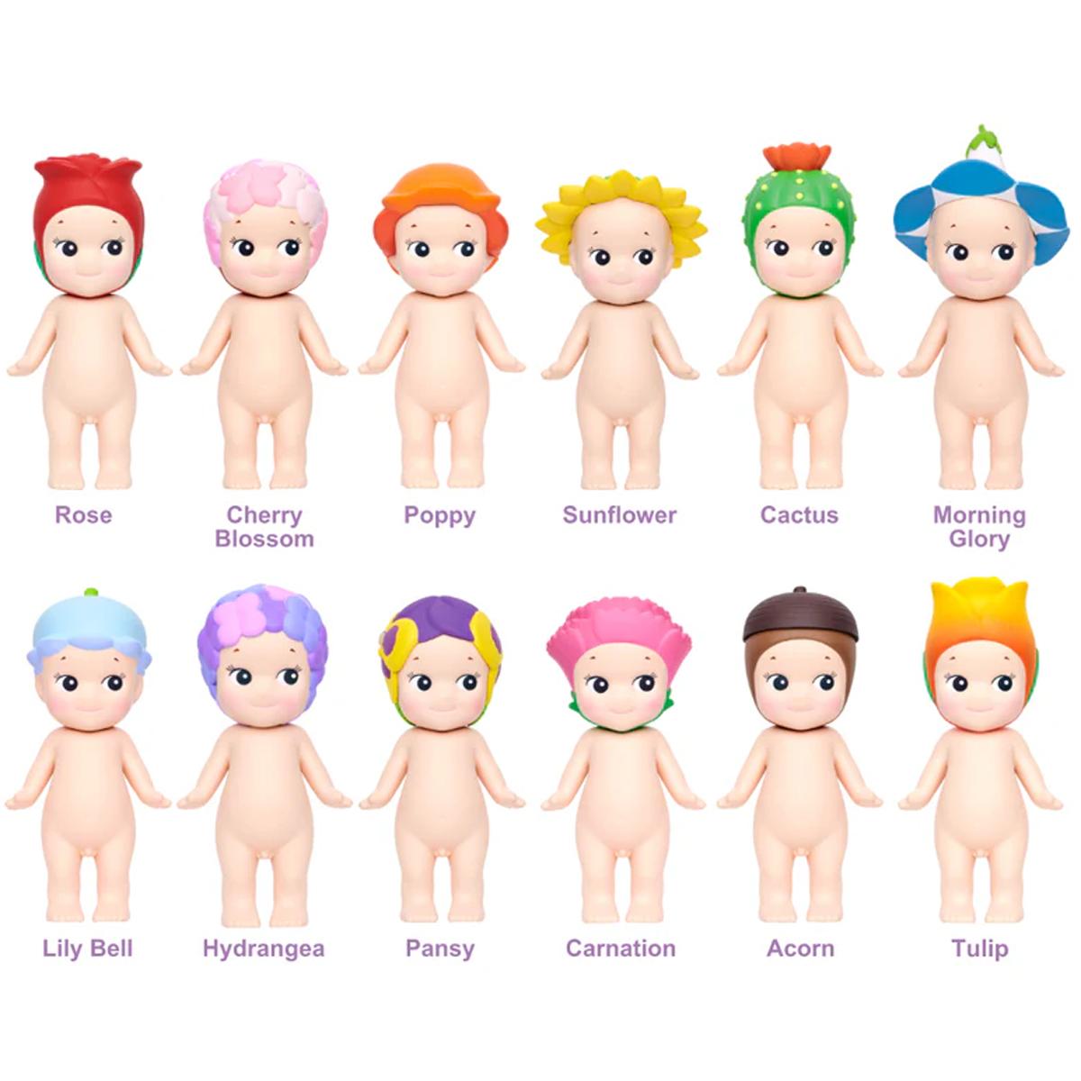 Blindbox Mô Hình Trang Trí Mini - Sonny Angel - Flower Series - Smiski