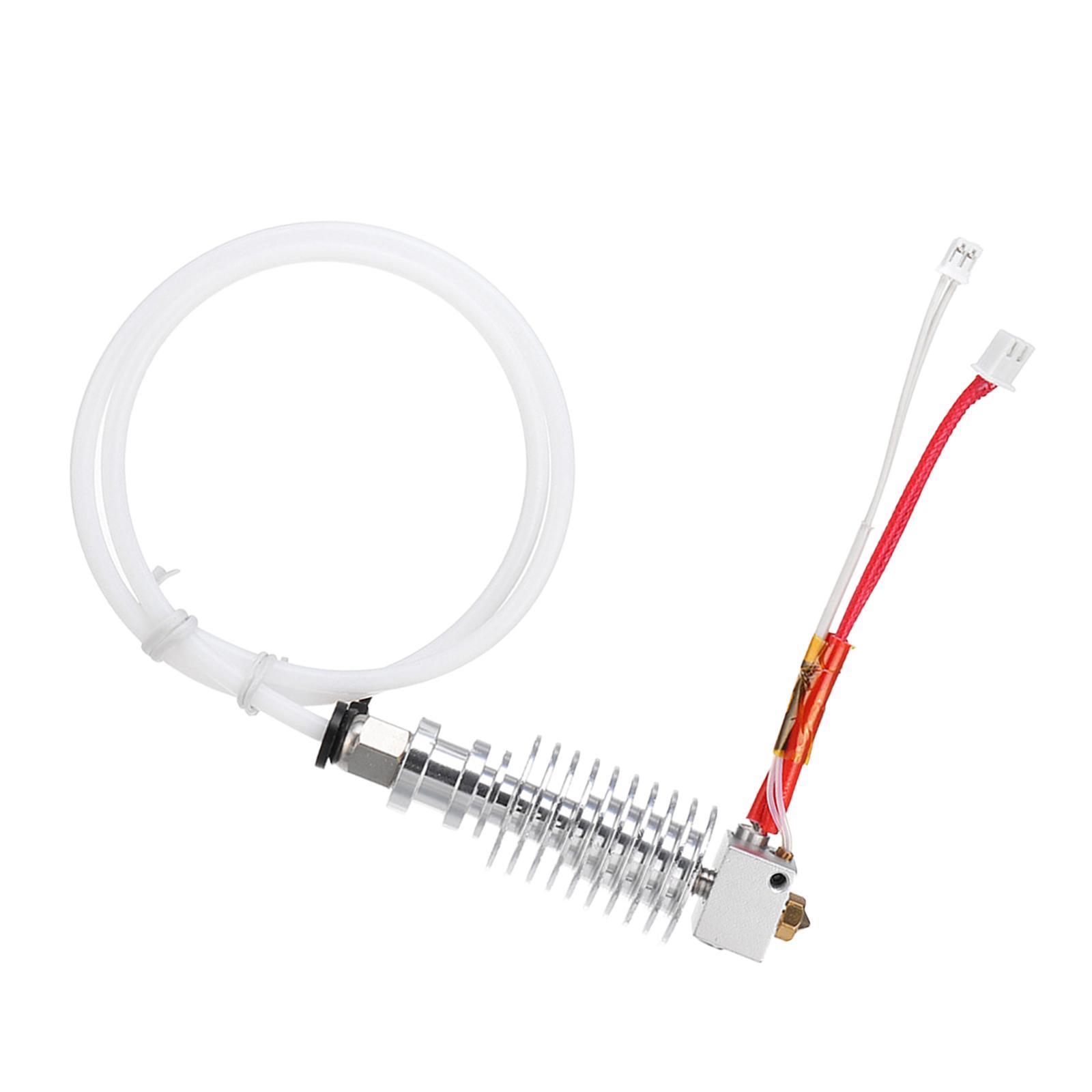 V5 Hot End Extruder Head Kit, 1.75mm 3D Printer Parts, 0.4mm Nozzles Hot End 12V 3D Printing, for i3 MEGA