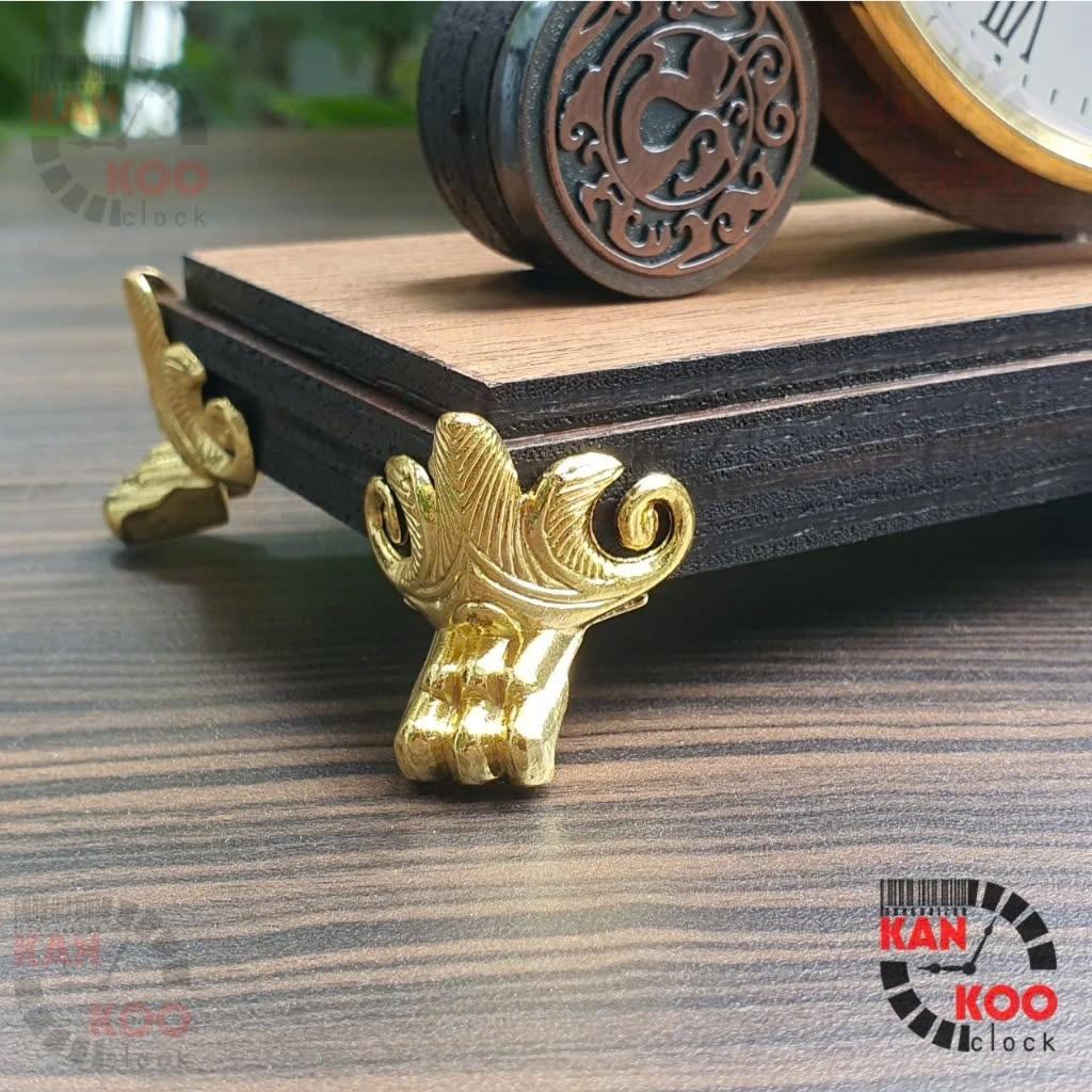 Đồng hồ để bàn KANKOO gỗ, điểm nhạc chuông cổ 3 bài nhạc , phiên bản HOÀI CỔ, bảo hành 24 tháng