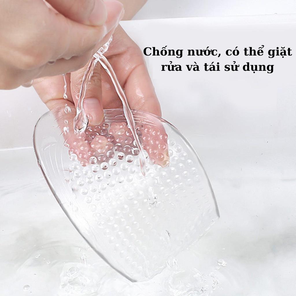 Lót đệm giày silicon cao cấp, đàn hồi tốt, giảm áp lực, giảm đau chân, có gai massage chân