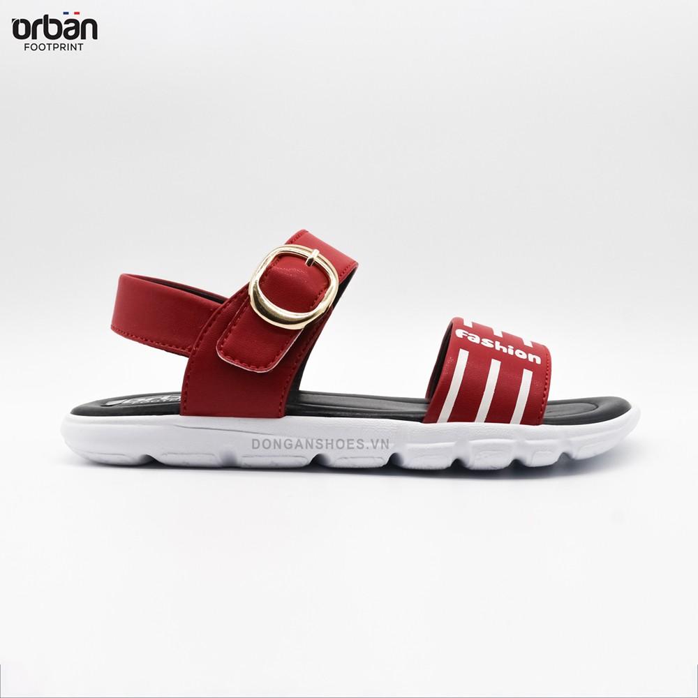 Dép sandal urban cao cấp cho bé SD2103 full màu đỏ- hồng