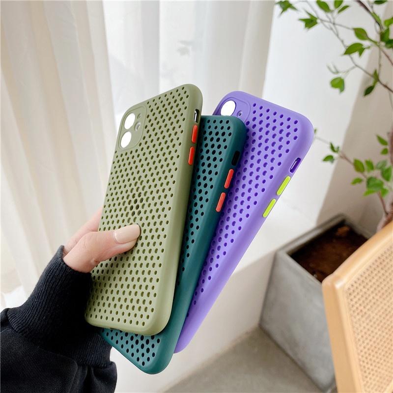 Ốp Lưng Tản Nhiệt TPU Dẻo cho iP6/7/8/6P/7P/8P/X/XS/XR/XSMax/11/12/13 Đủ Dòng Máy - Mã TZAC263