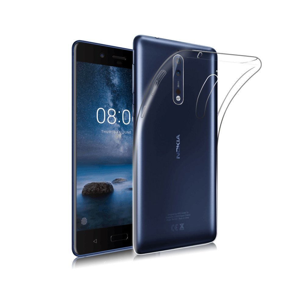 Ốp Dẻo Trong Suốt Dành Cho Nokia 8
