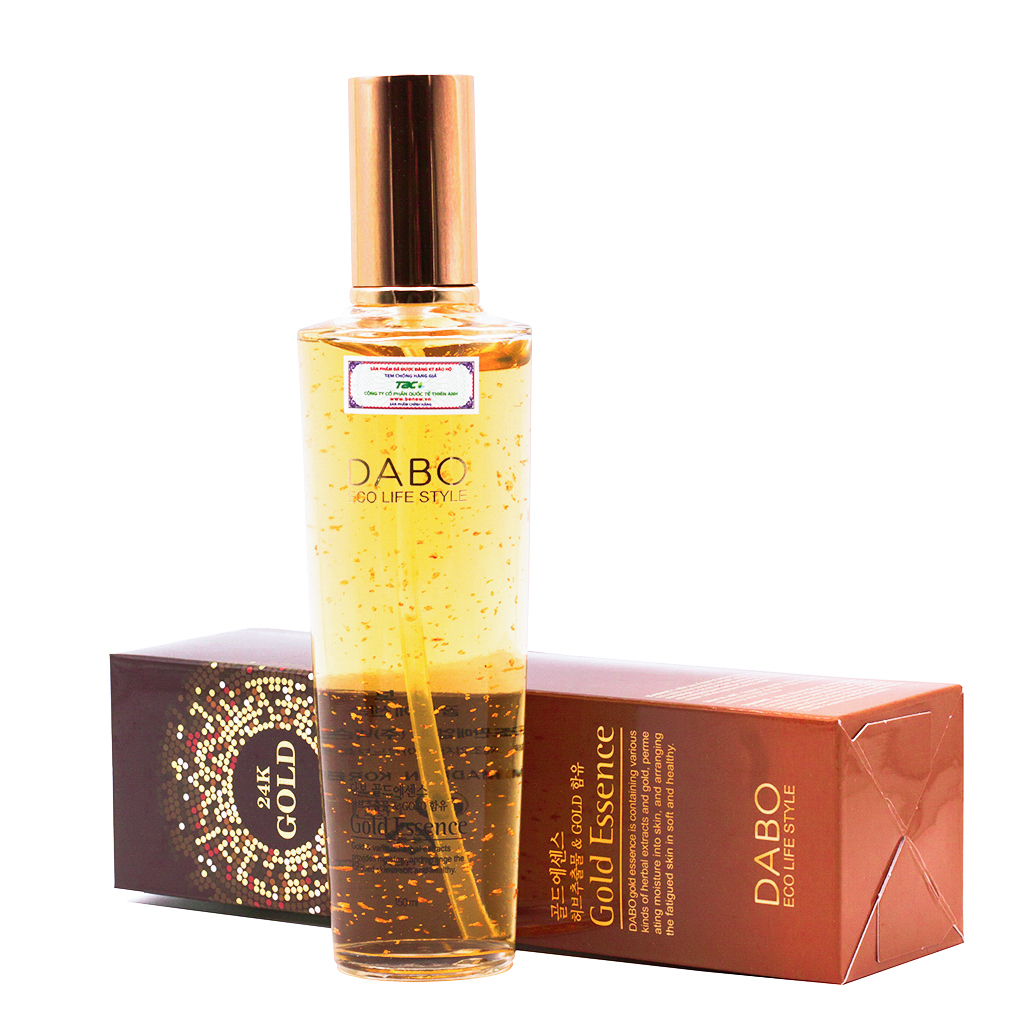 Nước hoa hồng tinh chất từ vàng nguyên chất 24k Hàn Quốc cao cấp Dabo Gold Essence – Hàng Chính Hãng