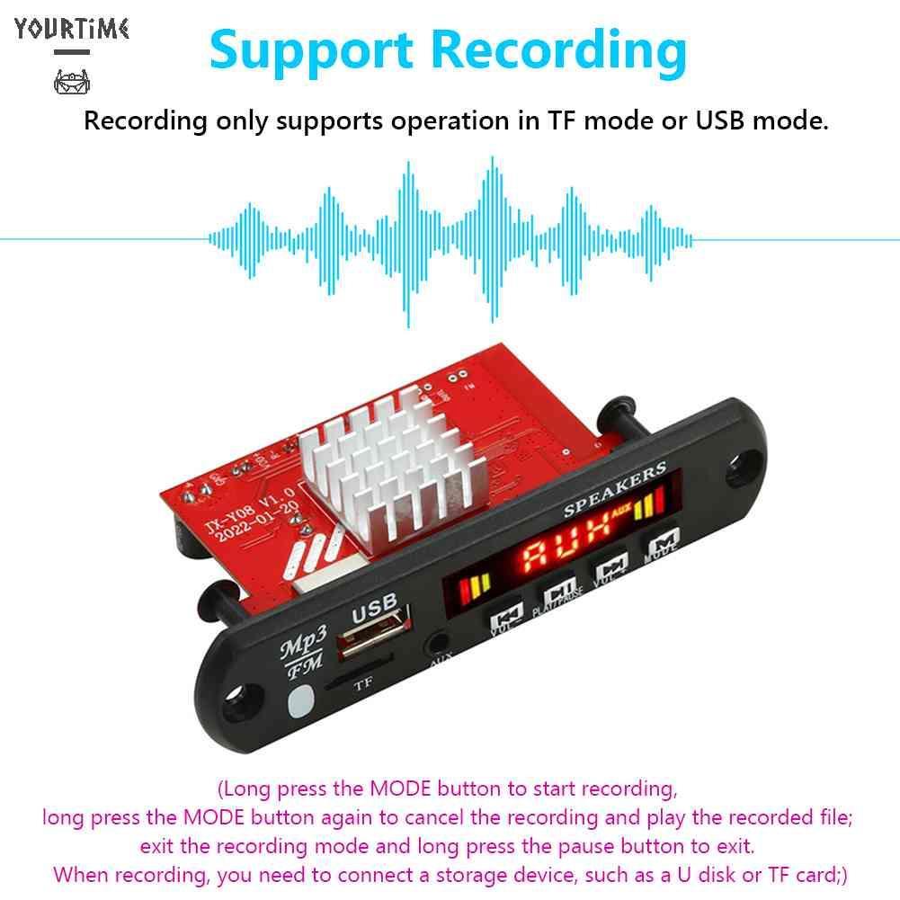 Bảng Mạch Khuếch Đại Âm Thanh MP3 Bluetooth 8V-24V 2x60W Chuyên Dụng