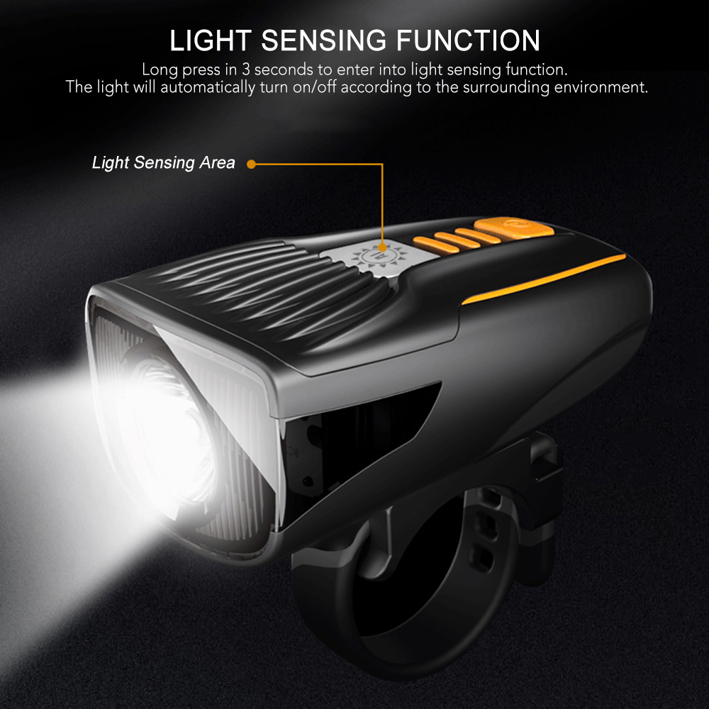 Đèn LED Siêu Sáng Gắn Phía Trước Xe Đạp Chống Nước Có Thể Sạc Lại Cho Xe Đạp MTB