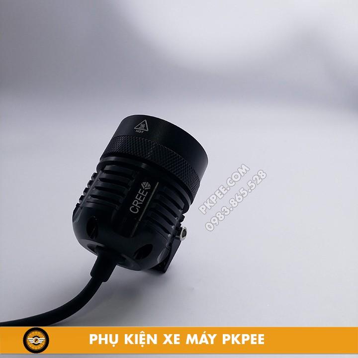 Đèn Led Trợ Sáng L4X Thân Nhôm CNC, XPL Gắn Được Cho Xe Máy, Xe Đạp Điện- Bảo Hành 6 Tháng - PKPEE