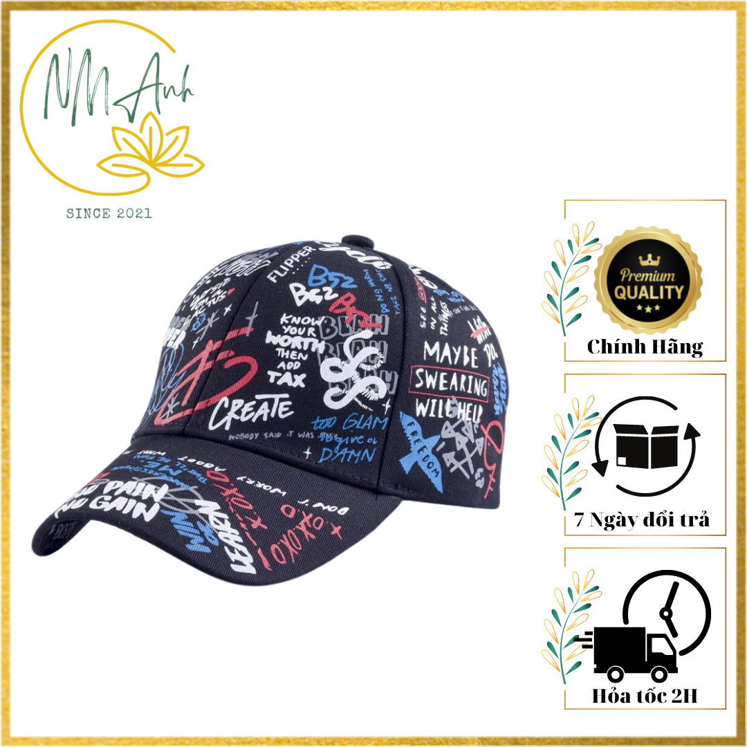 Nón Kết Lưỡi Trai Đuôi Dài Phong Cách Hip Hop Cá Tính Unisex