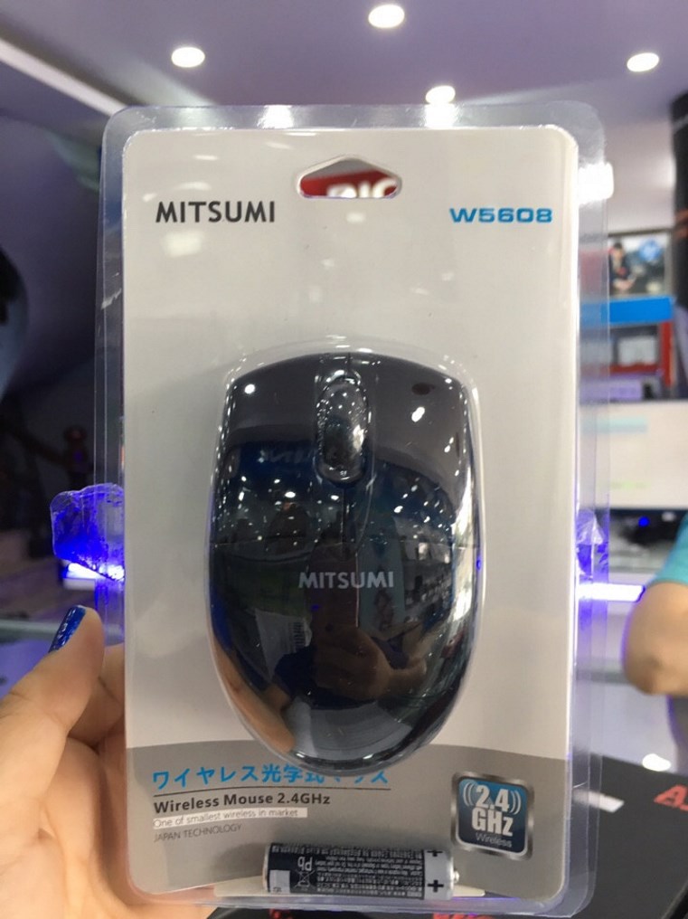 MOUSE KHÔNG DÂY MITSUMI W5608 - Hàng Chính Hãng