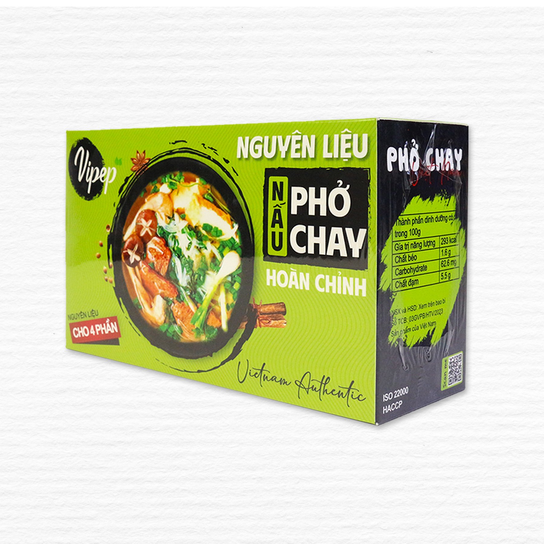 Nguyên Liệu Nấu Phở Chay Hoàn Chỉnh Vipep 320G