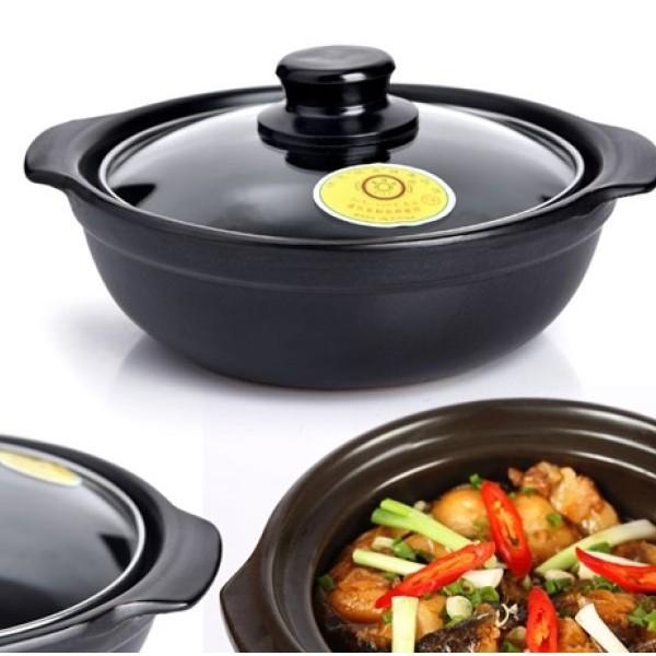 Nồi đất nắp kính chuyên kho quẹt. Nồi kho cá. Nồi kho tộ cực ngon, giữ nóng lâu