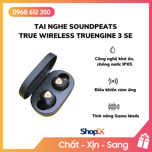 Tai nghe SoundPeats True Wireless Truengine 3 SE - Hàng Chính Hãng