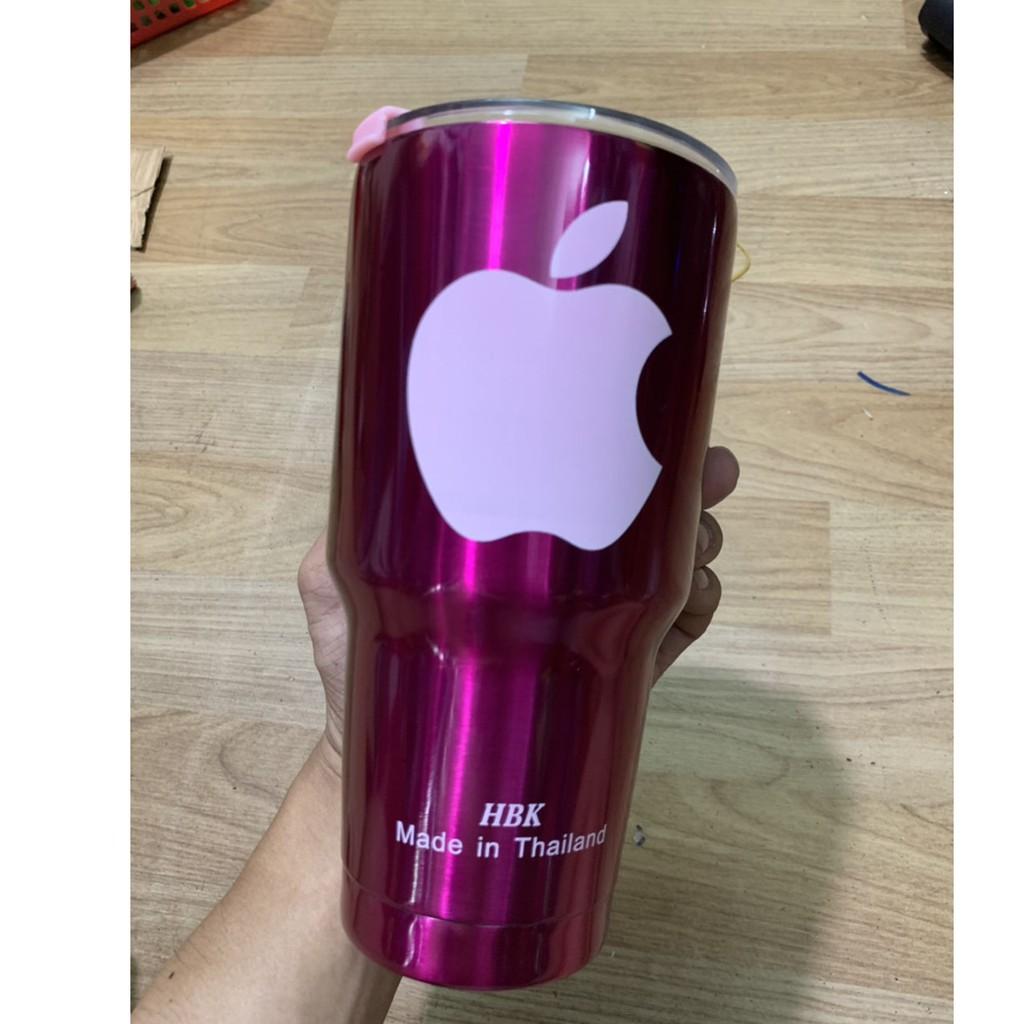 Combo Ly Giữ Nhiệt Thái Lan Tặng Kèm Ống Hút Inox + Túi Giữ Nhiệt + Nắp Chống Tràn + Cọ Rửa