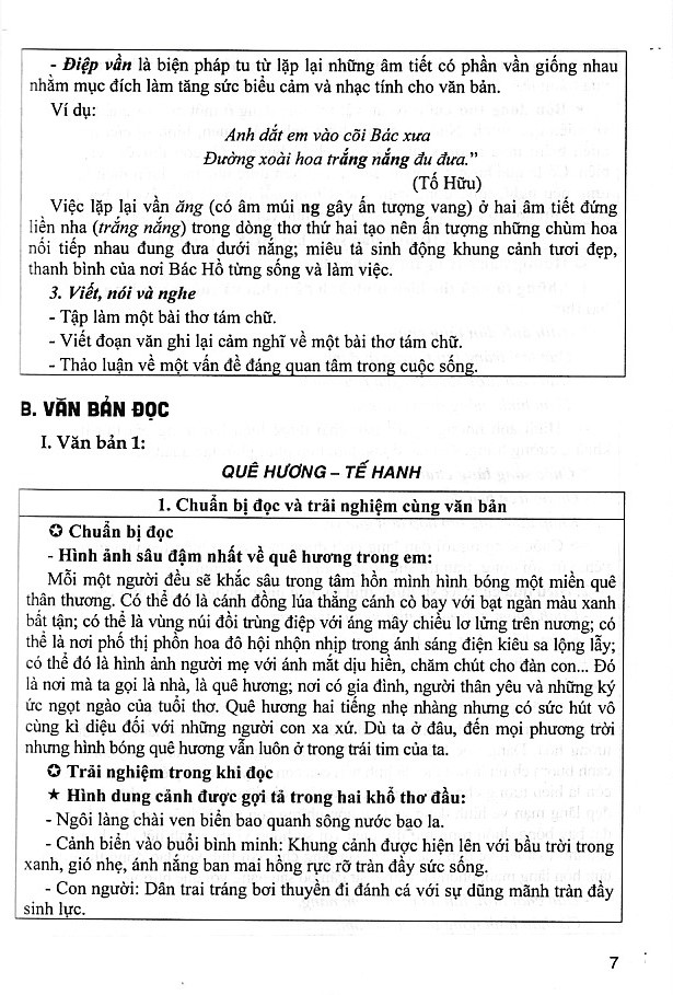 Hướng dẫn học ngữ văn 9 - Chân trời sáng tạo - Tập 1