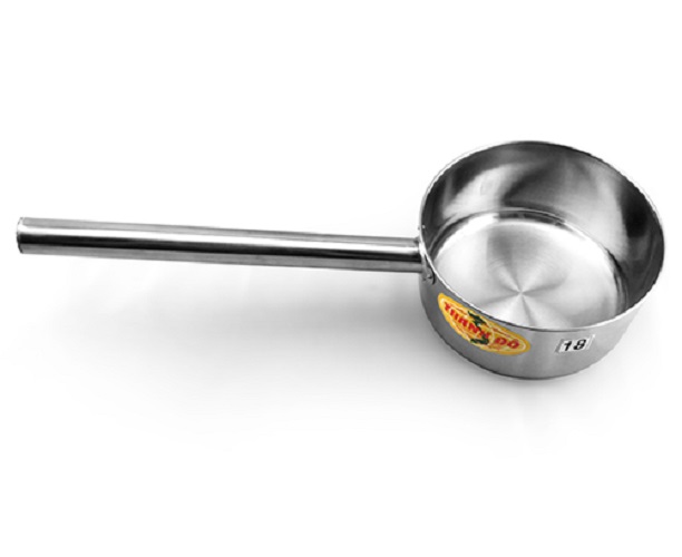 Gáo Múc Nước Inox 304 Nhập Khẩu Thành Đô Đường Kính Miệng 16cm, Chiều Dài Cán 30cm