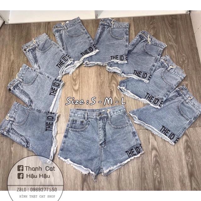 Quần Short Jeans lưng cao hàng cực đẹp kèm hình thật