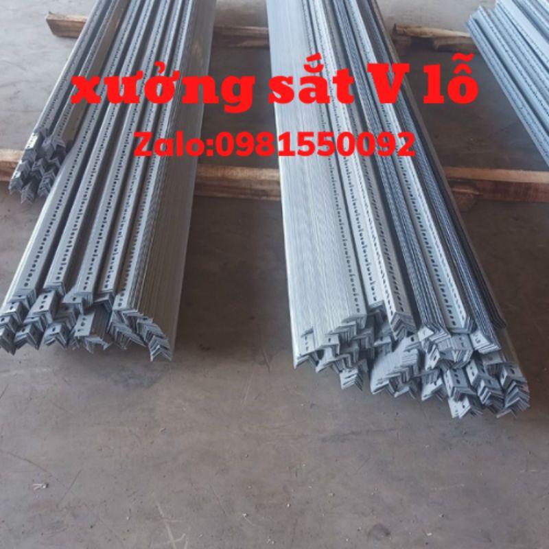 Kệ sắt V lỗ bậc thang 3 bậc V3x3cm Nhuều kích thước lựa chọn