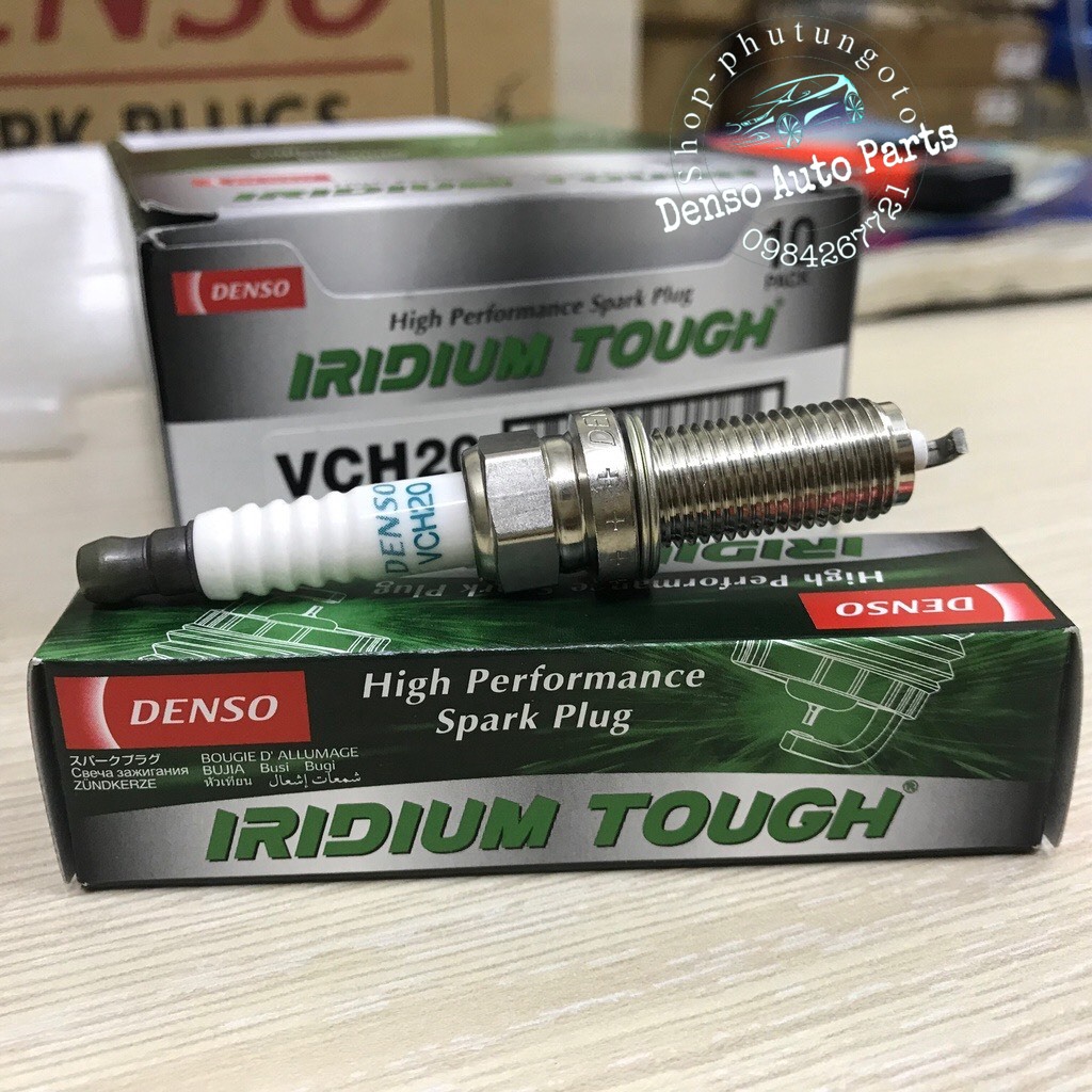 Bugi iridium Touch Denso VCH20 1 hộp 4 bugi dành cho xe
