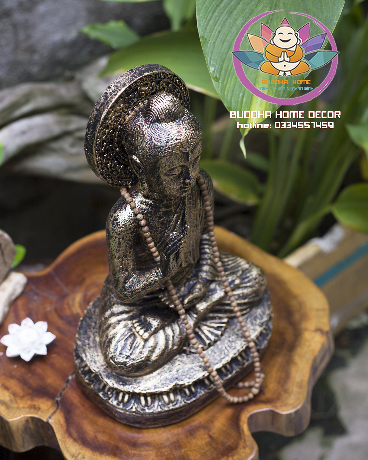 Tượng Phật trang trí nhà cửa phong thủy, bàn trà, hồ cá, thuỷ sinh, tiểu cảnh, bán cạn, terrarium