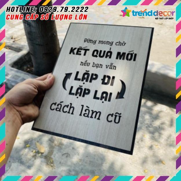 Tranh treo tường câu nói nổi tiếng thay đổi