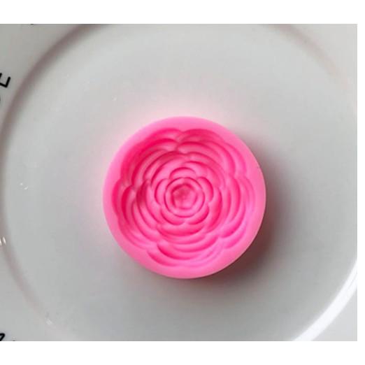 Khuôn silicon hoa hồng kích thước : 5.7 x 1.3cm