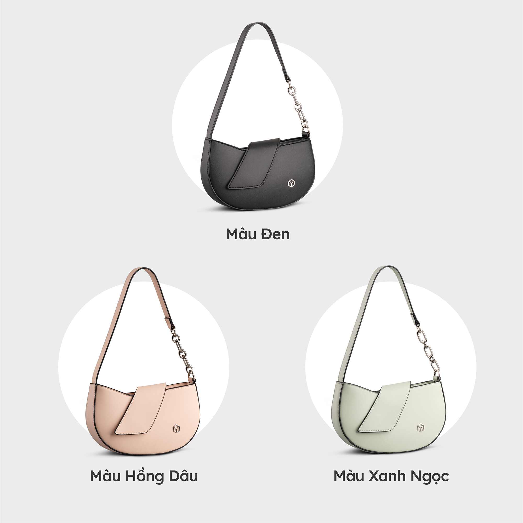 Túi Yuumy ( Thời trang nữ nhỏ cong size 22 - Túi đeo vai da Seasand YN194 )