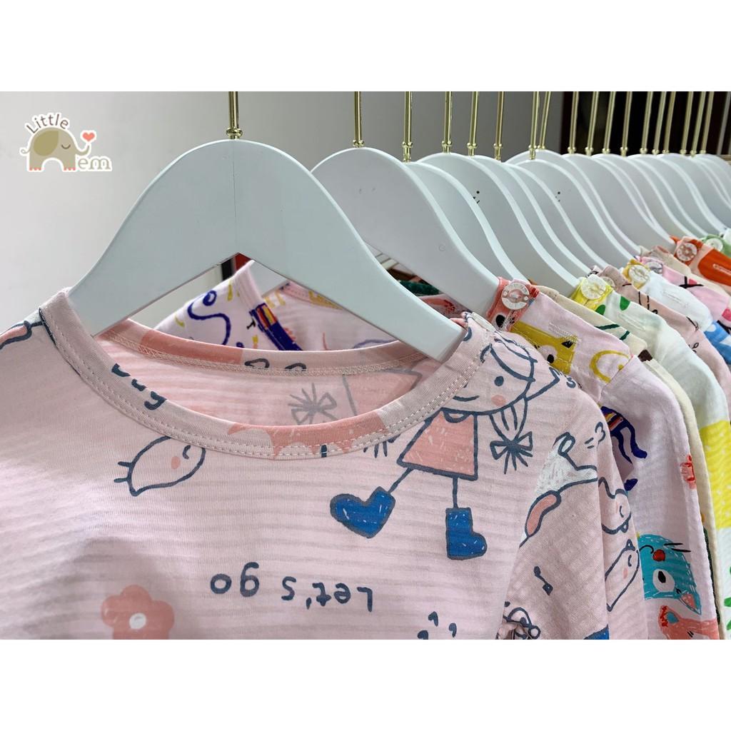 Bộ đồ bé trai Cotton tre lửng _ Green horse