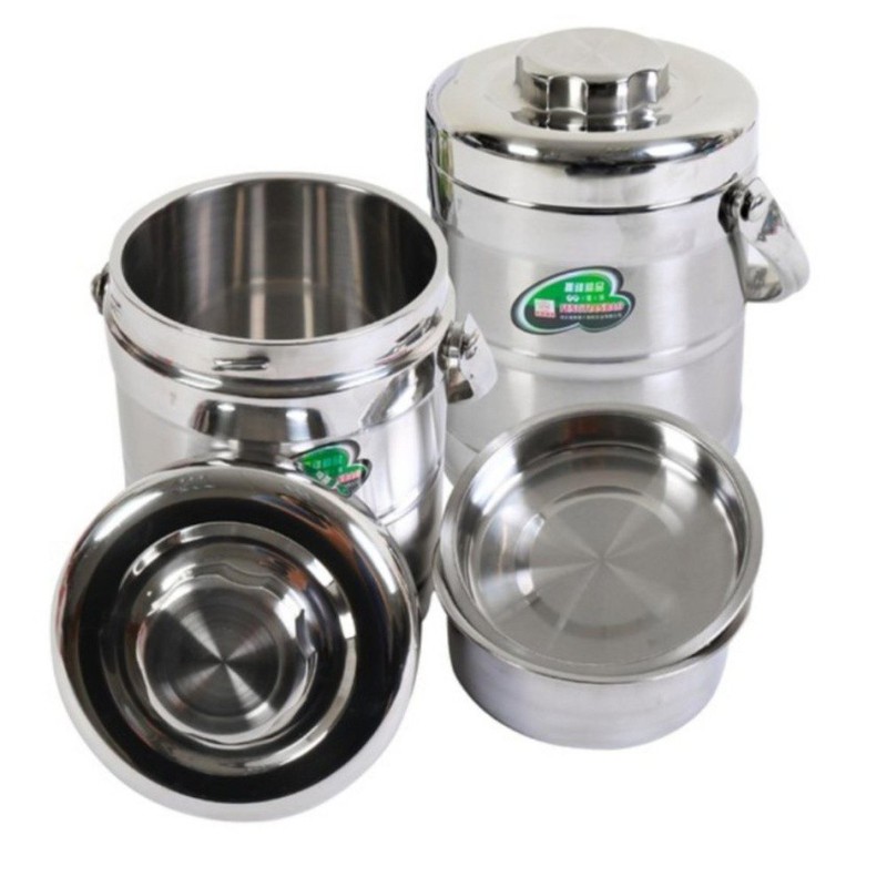 Cặp lồng inox 1,4l hàn quốc 3 ngăn chứa đồ