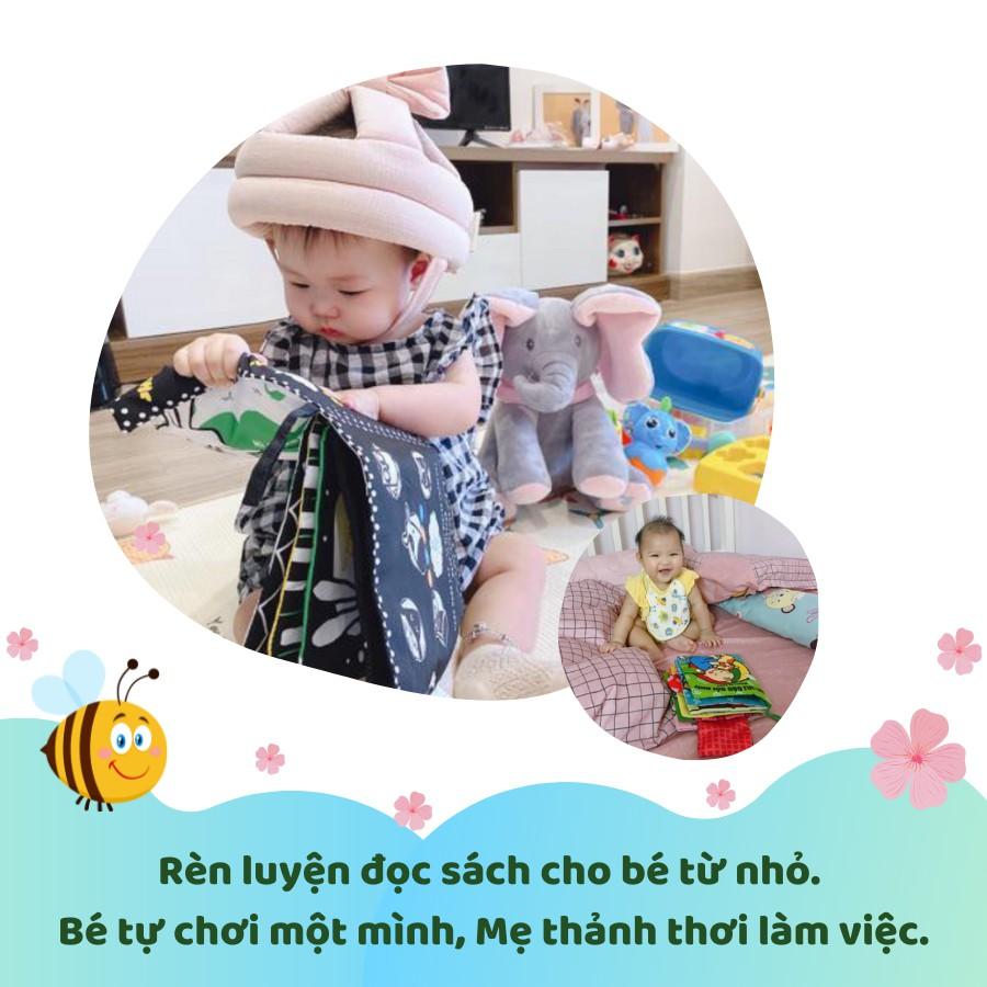 Bộ 8 cuốn Sách vải cho bé kích thích đa giác quan: My very first book/ Cuốn sách đầu tiên của bé