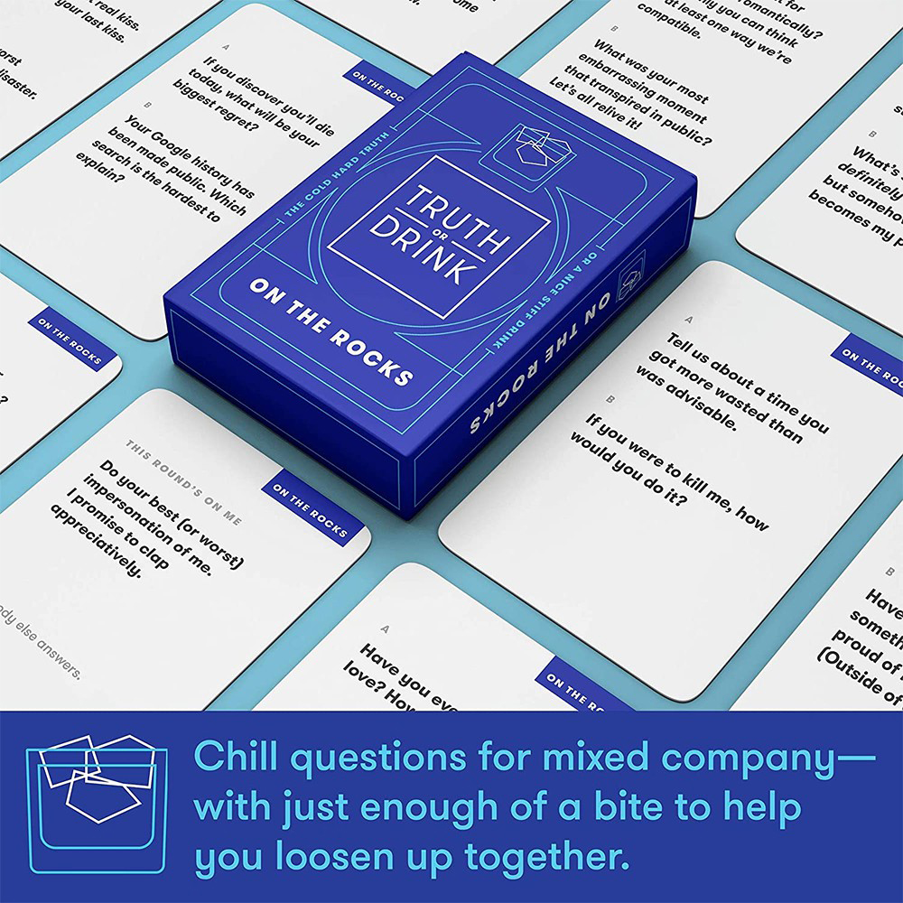 Bộ Trò Chơi Thẻ Bài Truth or Drink Board Game Độc Đáo Bài Drinking Game