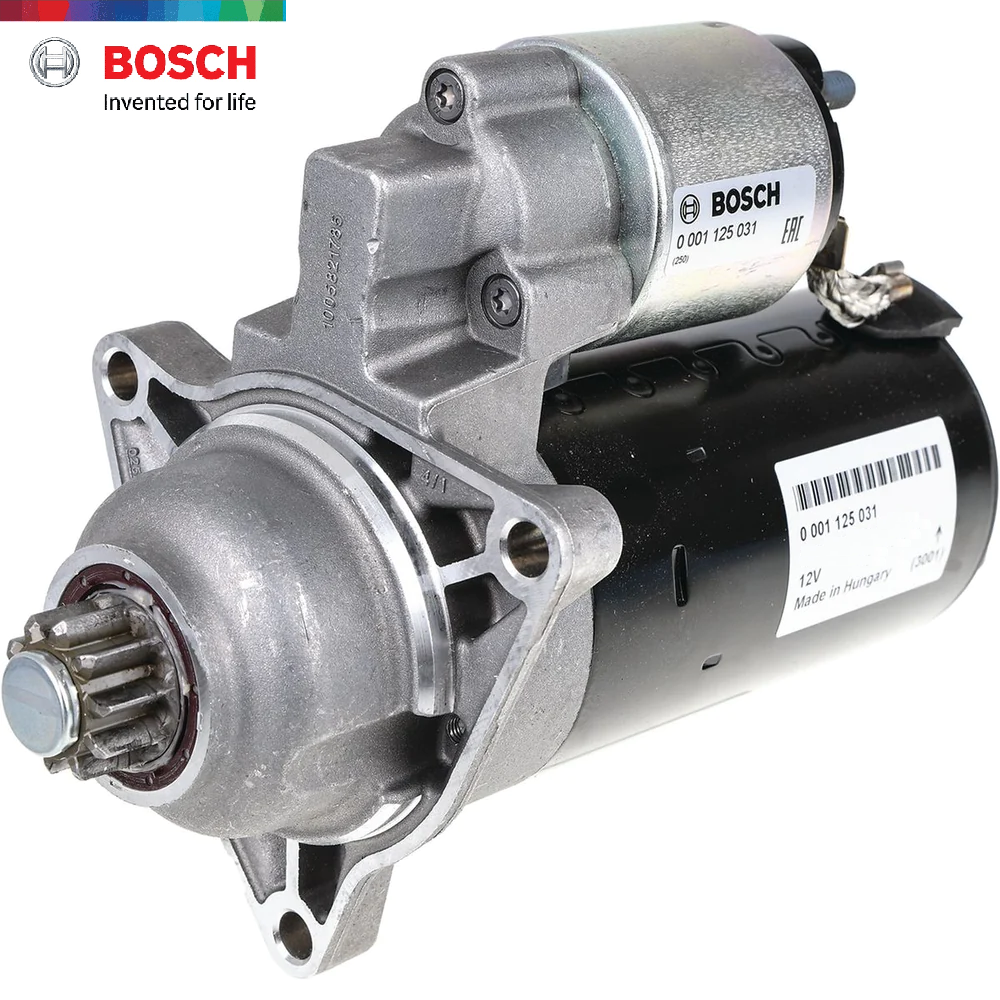 Bộ Đề Khởi Động Bosch Starter 12V 2KW Audi A3, Q3 Quattro 2.0 (2015-2017)