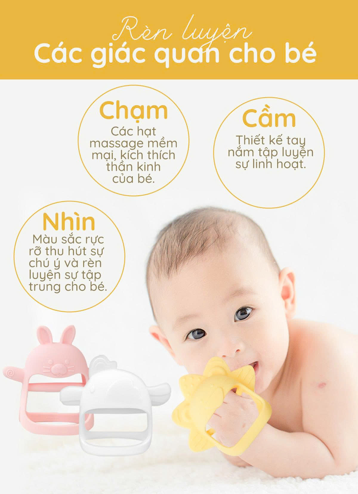 Gặm nướu cho bé từ sơ sinh SILIPOT BEBE mềm, chất liệu platinum silicone, an toàn cho bé, không BPA, chịu nhiệt 250 độ