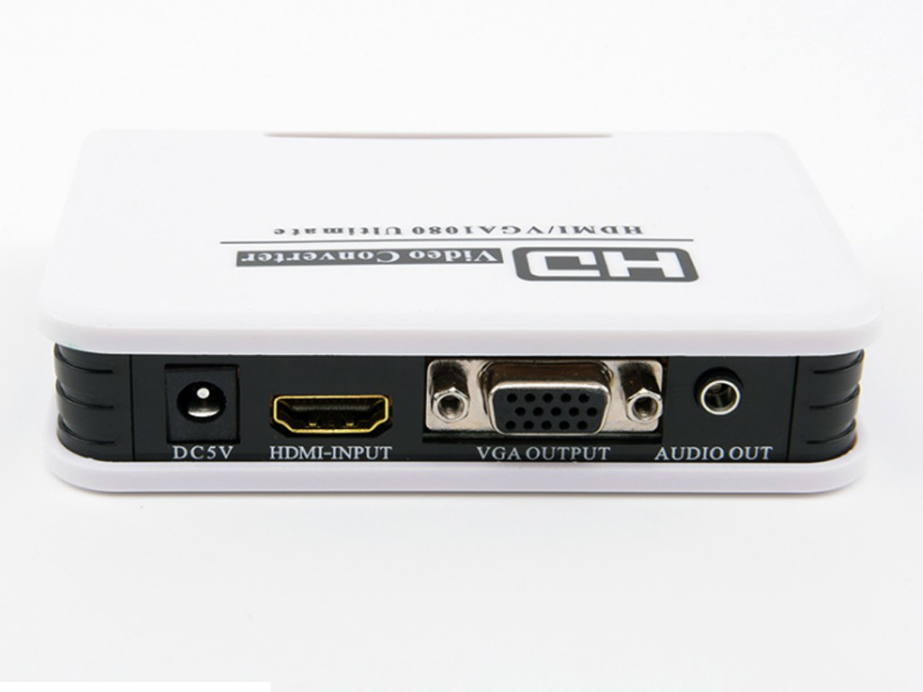 Bộ chuyển đổi tín hiệu hdmi sang vga YJS-5000HD Full HD 1080P có Cổng Audio