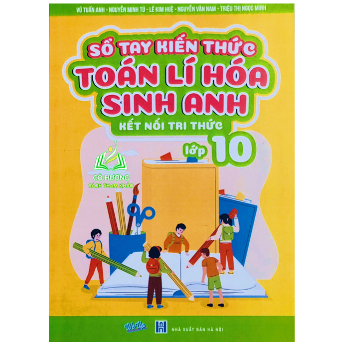 Sách - Sổ tay kiến thức toán lý hóa sinh anh lớp 10