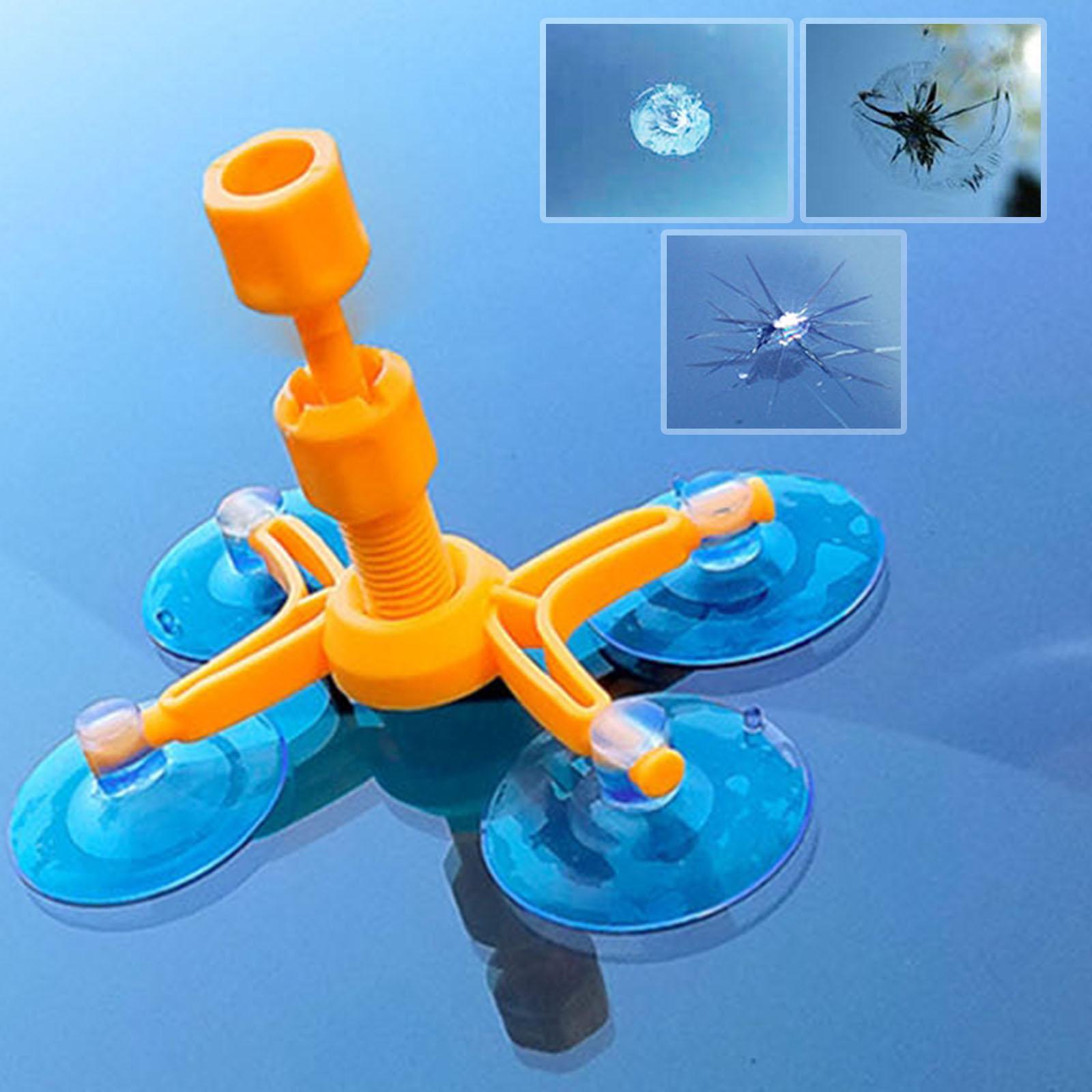 Automobile Windshield Repair Kit, Quickly and Effectively for Chips and Cracks , Advanced Resin Formula DIY Windscreen Chip Repair Tool