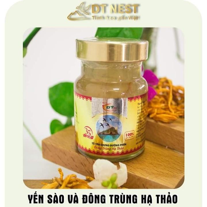 Tổ Yến chưng đường phèn đông trùng hạ thảo (Hũ 70ml), nước yến DT Khánh Hòa