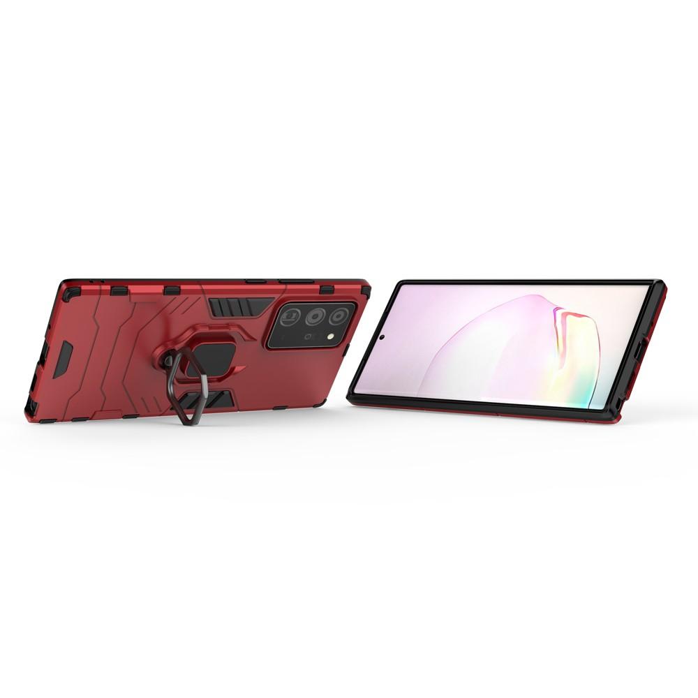 Ốp lưng cho Samsung Note 20 / 20 Ultra iron man chống sốc kèm nhẫn xoay chống xem video bảo vệ camera