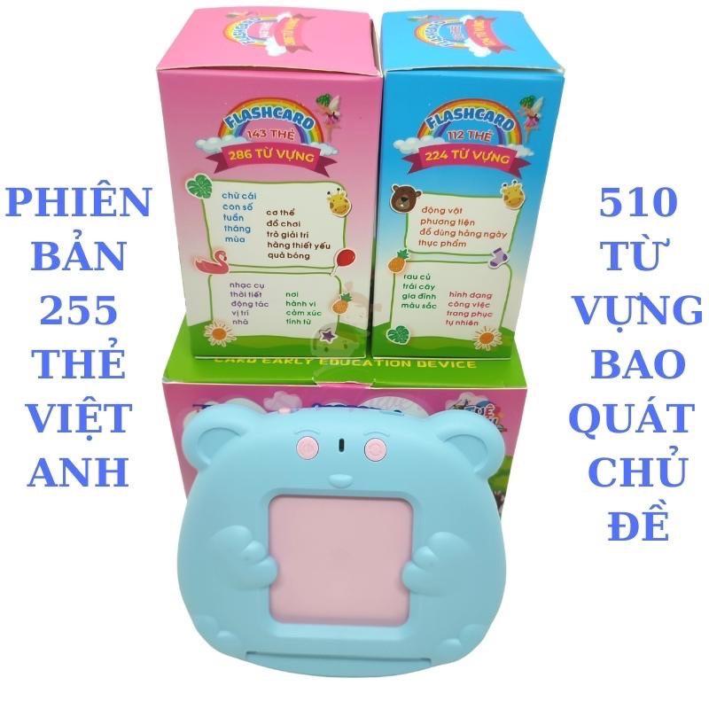 Máy đọc thẻ tiếng anh flashcard song ngữ Anh Việt cho bé loại 1