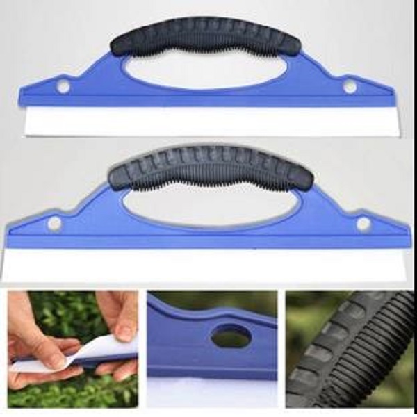 Dụng cụ thanh gạt nước lưỡi silicon, có tay nắm chuyên dùng rửa kính ô tô, xe hơi